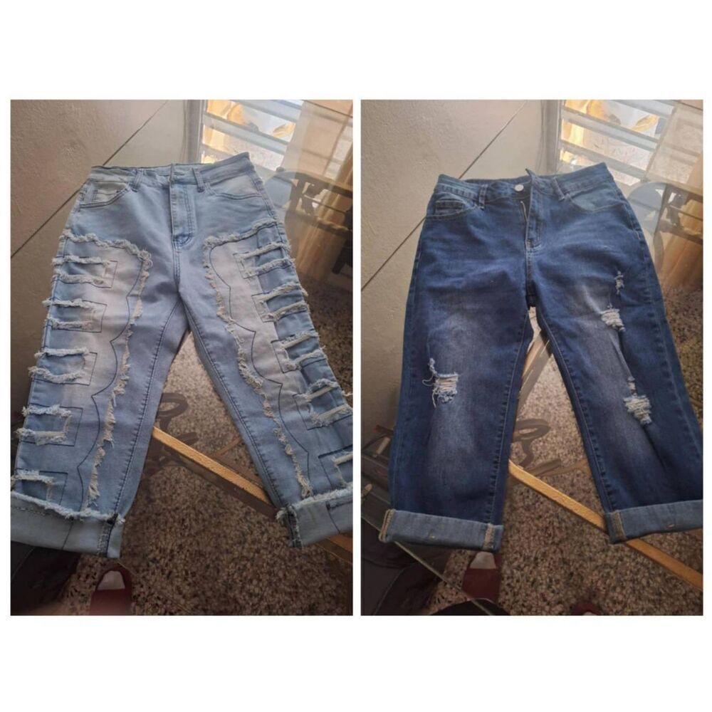 Stylish Comfortable long jean shorts
